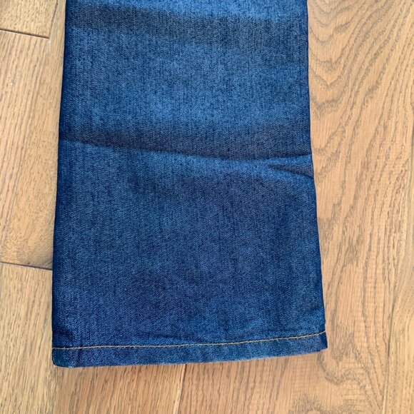 Women's Vintage Y2K David Bitton Buffalo Jeans Shiny Denim Blue Bootcut Size 25 - Picture 9 of 14